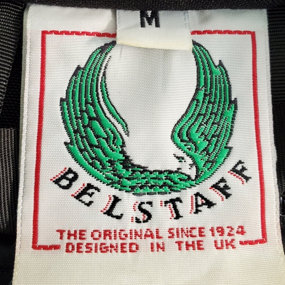 Belstaff Vintage Cordura Nylon Jacket w/ Back Armor Waterproof - Picture 2 of 16